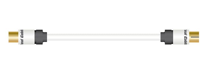 Real Cable Moniteur TV-1 Antenna 9.5mm - 9.5mm M-F 3m
