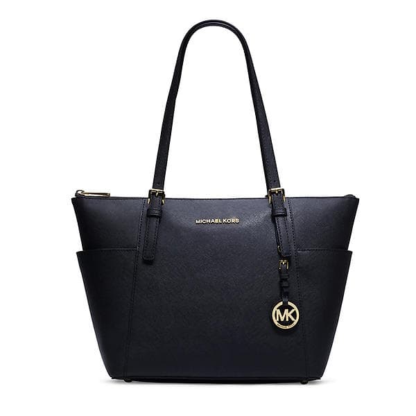 Michael Kors Jet Set Top Zip Saffiano Leather Tote Bag