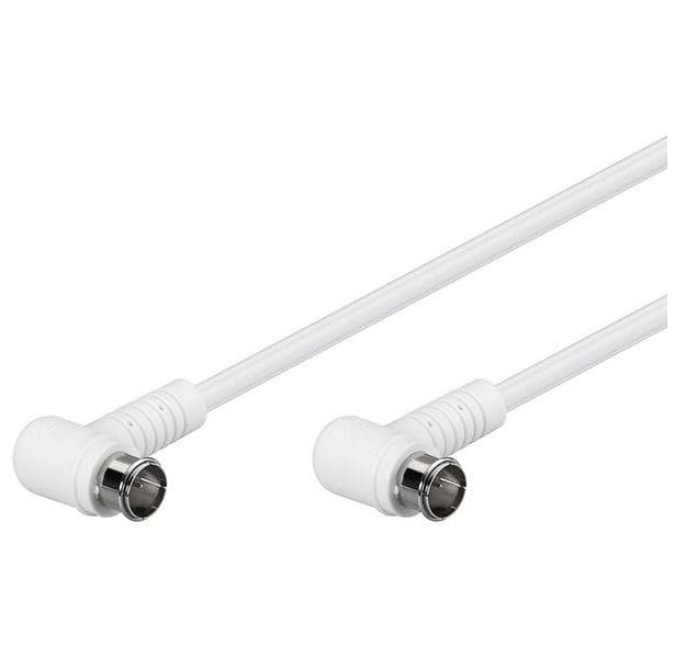 Goobay Antenna Quick F-Contact (2x angled) 1,5m