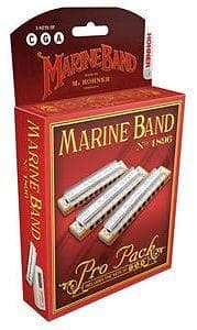 Hohner Diatonic Marine Band 1896 Classic Pro Pack (C/ G/ A)