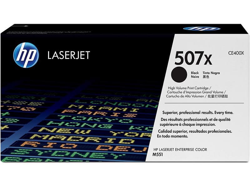 HP 507X (Svart)