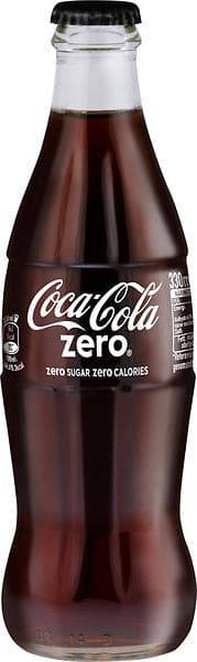 Coca-Cola Zero Glas 0,33l 24-pack