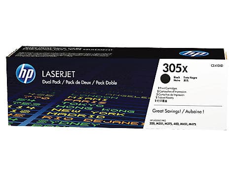 HP 305X (Svart) 2-pack