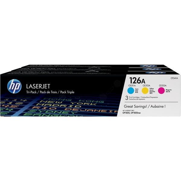 HP 126A (Cyan/Magenta/Gul)