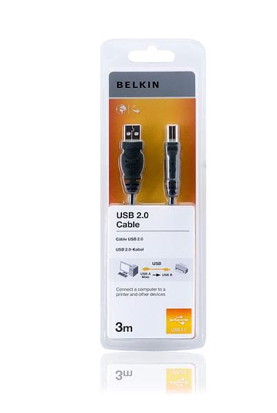 Belkin Premium USB A - USB B 2.0 3m