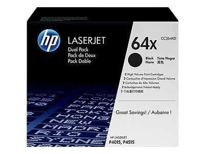 HP 64X (Svart) 2-pack