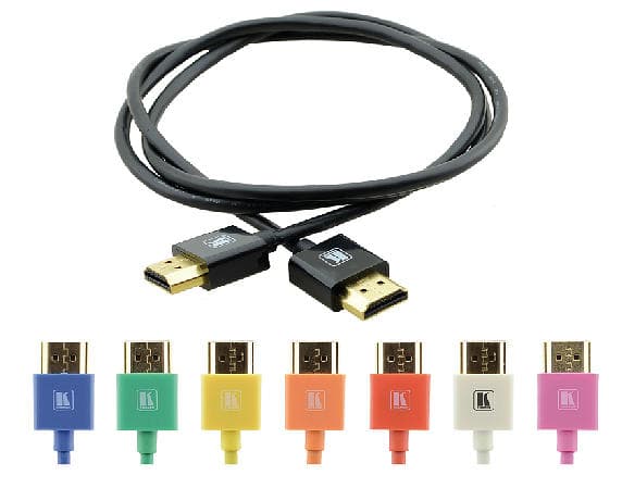 Kramer C-HM/HM/PICO Slim HDMI - HDMI High Speed with Ethernet 0,3m