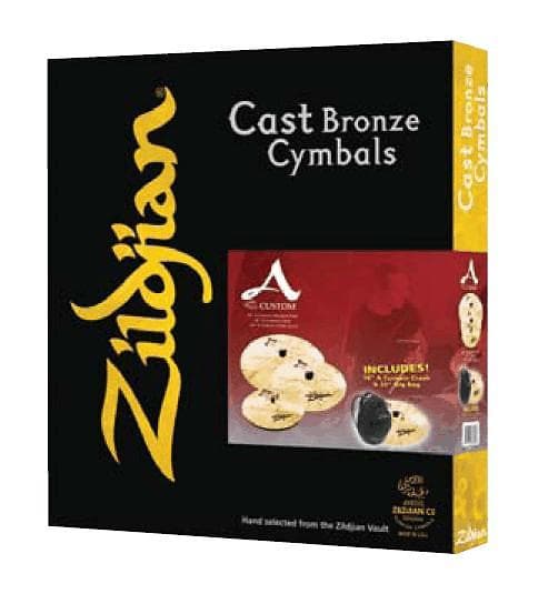 Zildjian A Custom Box Set (14/16/20 + 18 Crash)