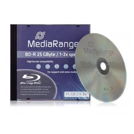 MediaRange BD-R 25GB 2x 1-pack Jewelcase