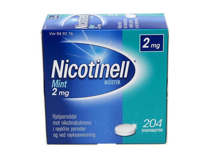 Nicotinell Mint 2mg 204 Sugtabletter