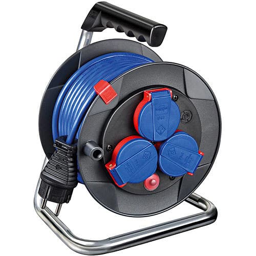 Brennenstuhl Garant Compact Reel IP44 3-Way 15m