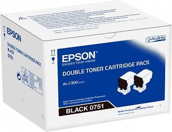 Epson 0751 (Svart) 2-pack