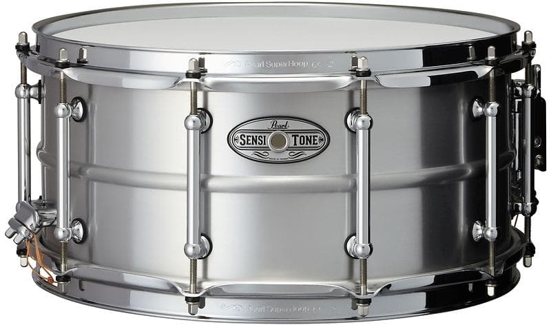 Pearl Sensitone Beaded & Seamless Aluminum Snare 14"x6.5"