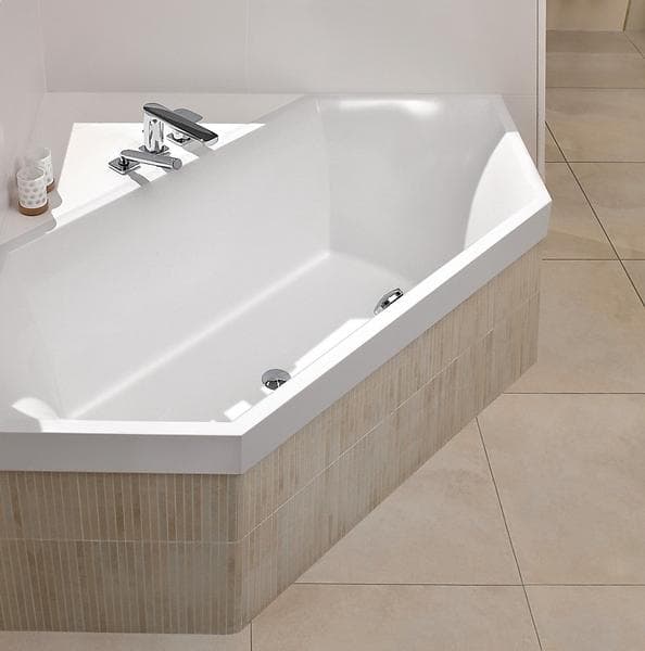 Villeroy & Boch Squaro 6-kantet 190x80 (Vit)