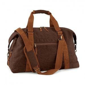 BagBase Vintage Canvas Weekender Bag