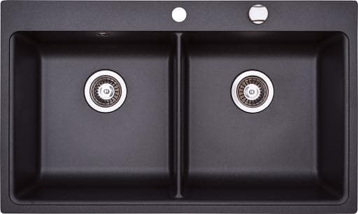Lavabo Saturn 86 (Svart)