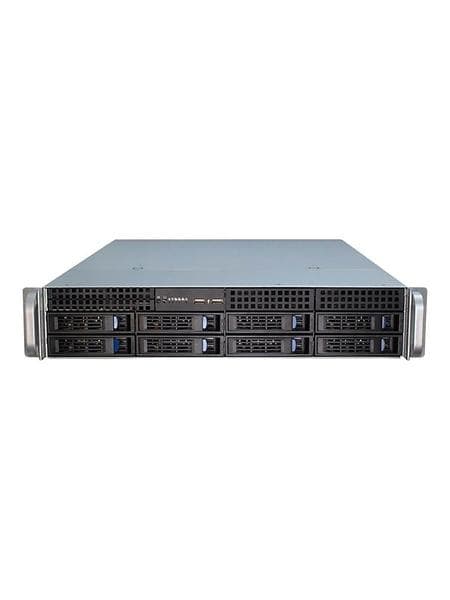 Inter-Tech IPC 2U-2408 (Svart/Silver)