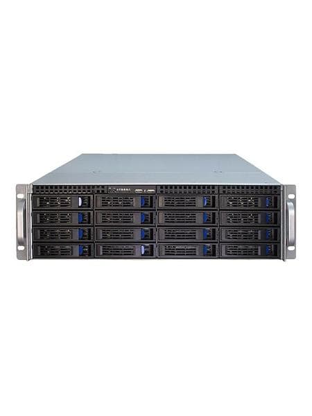 Inter-Tech IPC 3U-3416 (Svart/Silver)