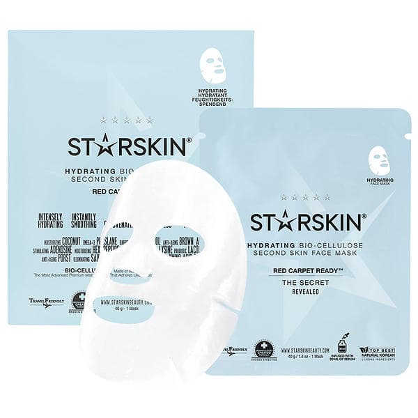 Starskin Red Carpet Ready Hydrating Second Skin Facial Sheet Mask 1st