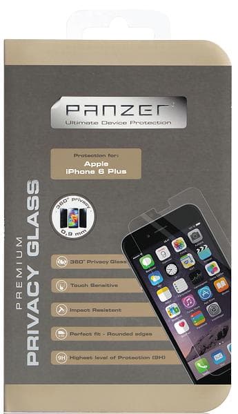 Panzer Tempered Glass Privacy Screen Protector for iPhone 6 Plus