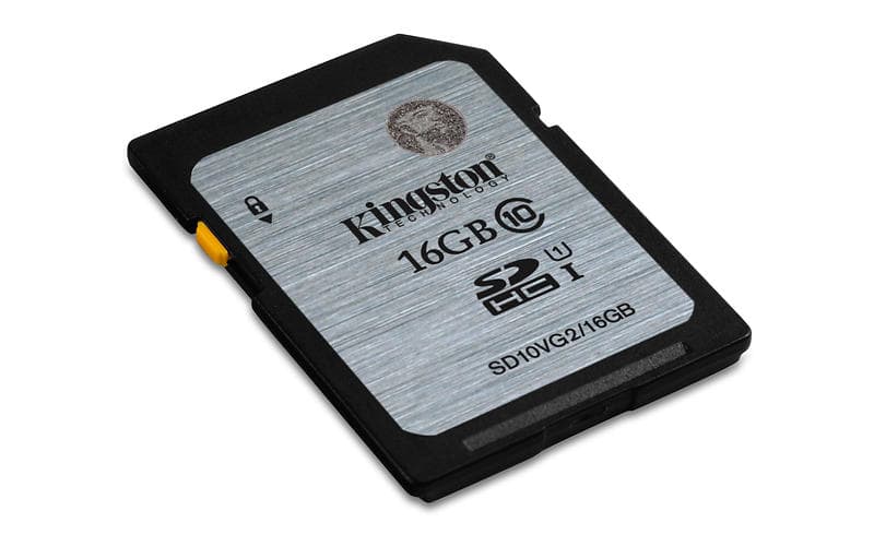 Kingston SDHC Class 10 UHS-I U1 45MB/s 16GB