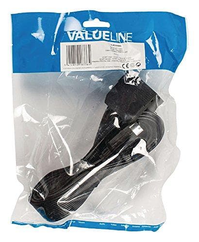 Valueline Scart - Scart (angled) 2m