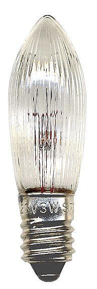 Star Trading Candle Bulb Clear E10 3W (Ø13, Dimbar)