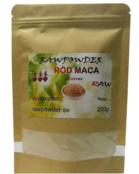 Rawpowder Röd Maca Pulver Eko 200g