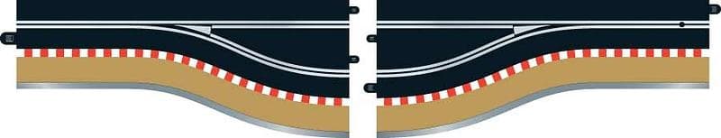 Scalextric Pit Lane Track Left Hand Includes Sensor (C7014)