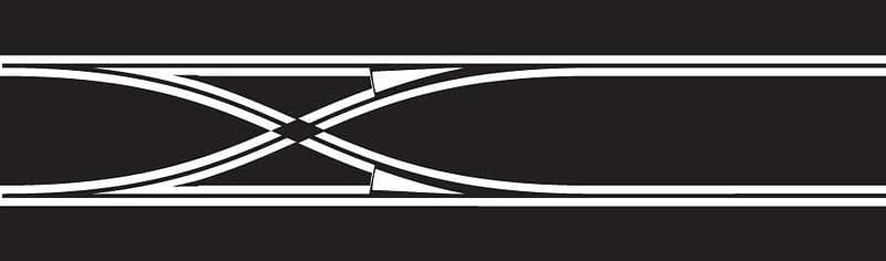 Scalextric Straight Lane Change Track (C7036)