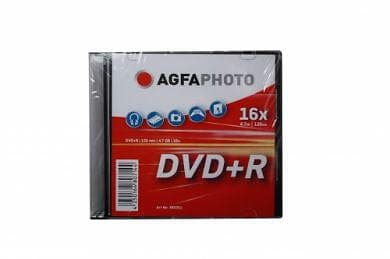 AgfaPhoto DVD+R 4,7GB 16x 10-pack Slimcase