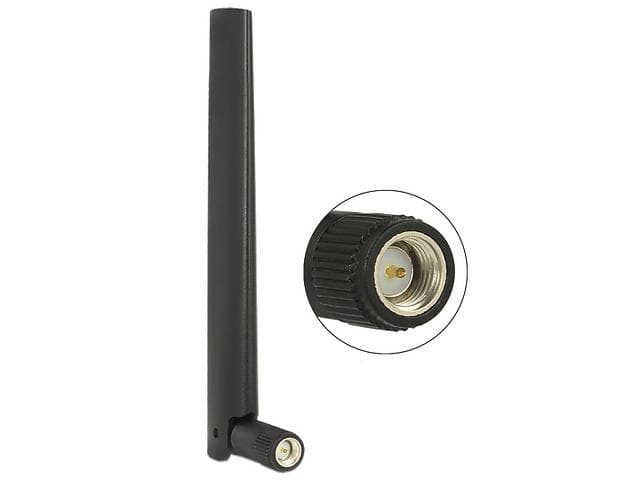 DeLock WLAN 802.11 b/g/n SMA Antenna 1-4,3dBi (88968)