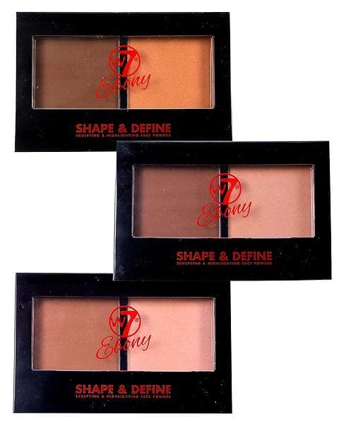 W7 Cosmetics Ebony Shape & Define Sculpting & Highlighting Face Powder