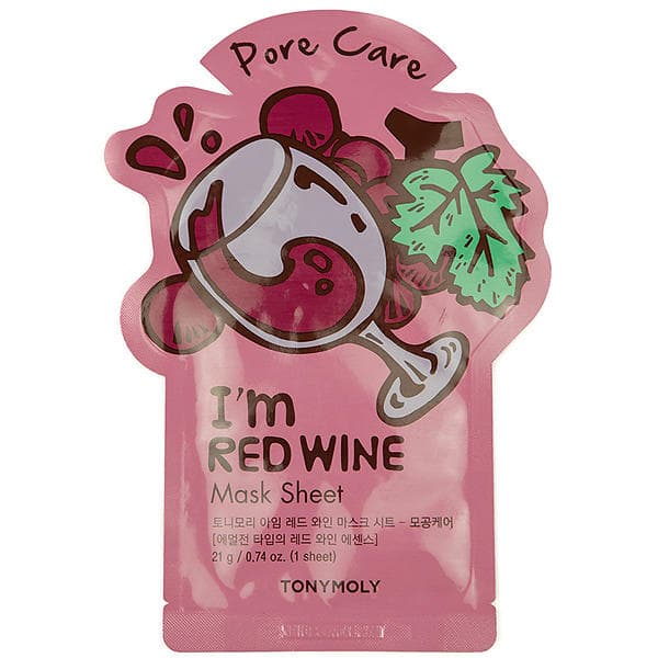 Tony Moly I'm Real Red Wine Mask Sheet 21ml