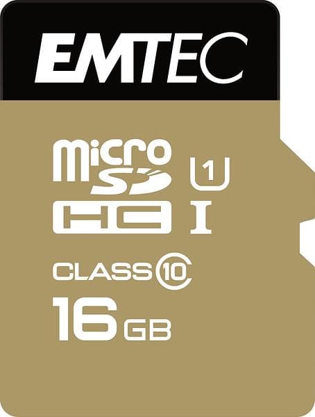 EMTEC Gold+ microSDHC Class 10 UHS-I U1 16GB