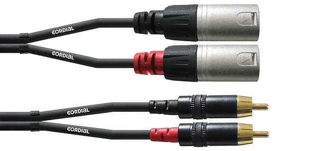 Cordial CFU 2XLR - 2RCA 1,5m