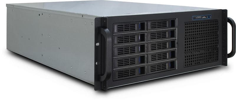 Inter-Tech IPC 4U-4410 (Silver/Svart)