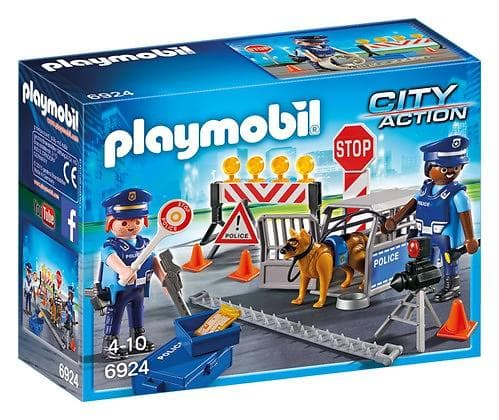 Playmobil City Action 6924 Vägspärr