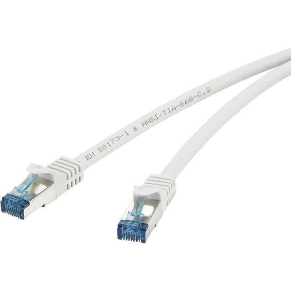 Renkforce S/FTP Cat6a RJ45 - RJ45 Booted 0,25m