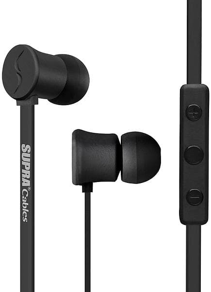 Supra Headphones Nero In-ear AUX 3.5mm