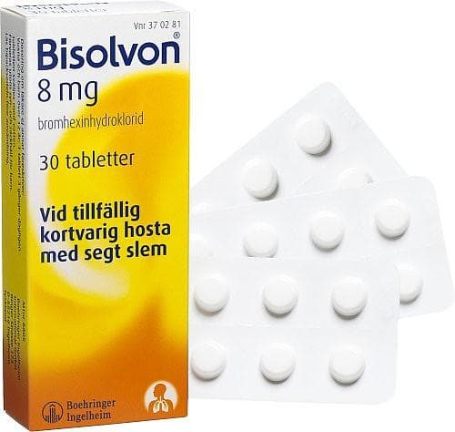Bisolvon 8mg 30 Tabletter