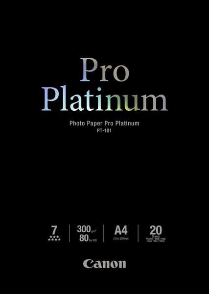 Canon PT-101 Photo Paper Pro Platinum 300g A4 20st