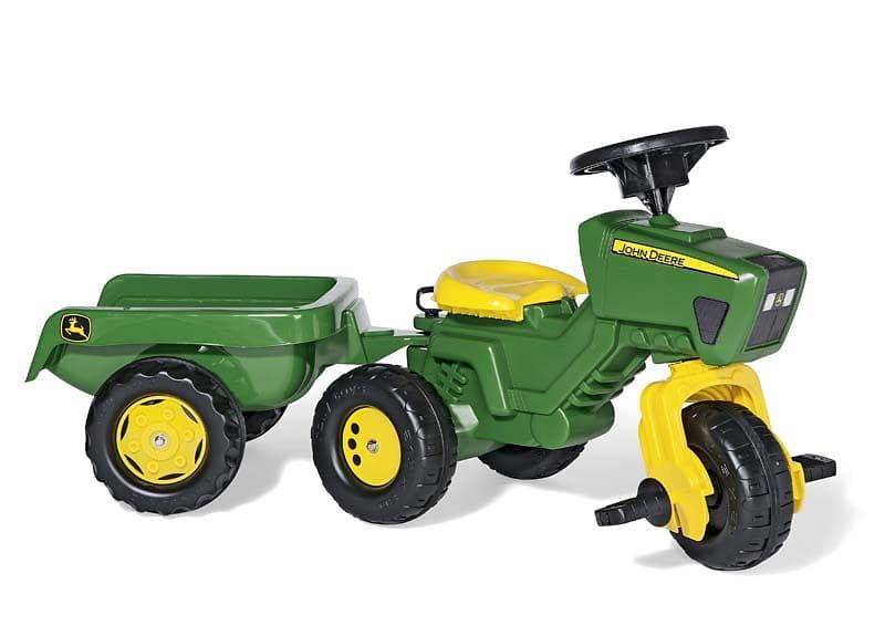 Rolly Toys Trac John Deere + Kid Trailer & Soundwheel