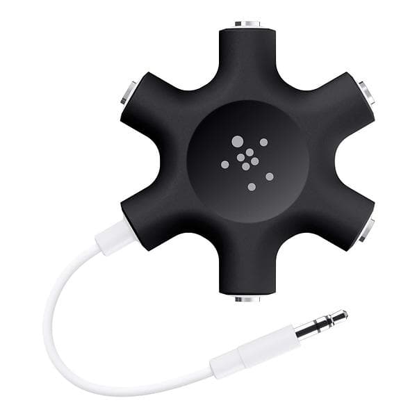 Belkin RockStar 3.5mm - 5x3.5mm M-F Adapter F8Z274