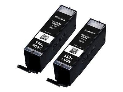 Canon PGI-550PGBK XL (Pigmentsvart) 2-pack