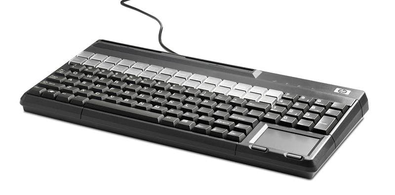 HP USB POS Keyboard with Magnetic Stripe Reader (IT)