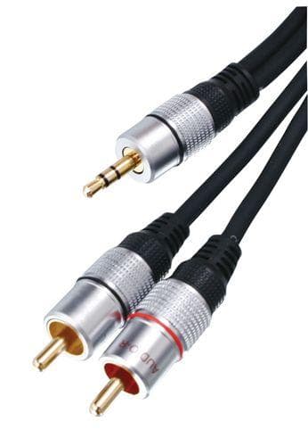 HQ Super Silver 3.5mm - 2RCA 1,5m