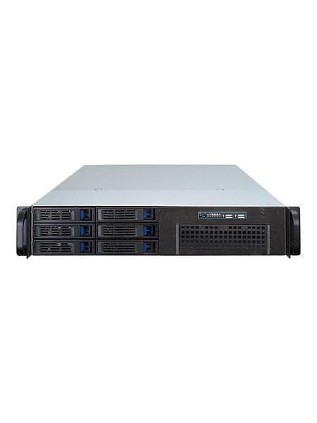 Inter-Tech IPC 2U-2406 (Silver/Svart)