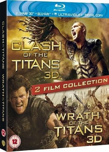 Clash of the Titans (2010) (3D) + Wrath of the Titans (3D) (UK) (Blu-ray)