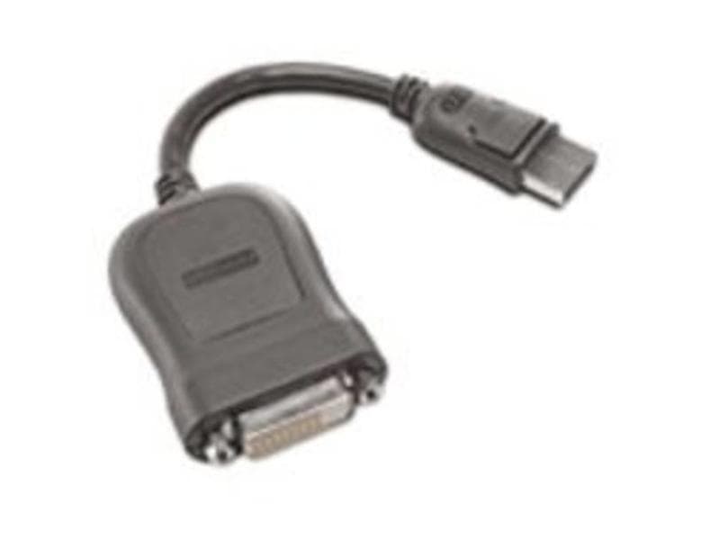 Lenovo DVI-D Single Link - DisplayPort  F-M Adapter 0,2m